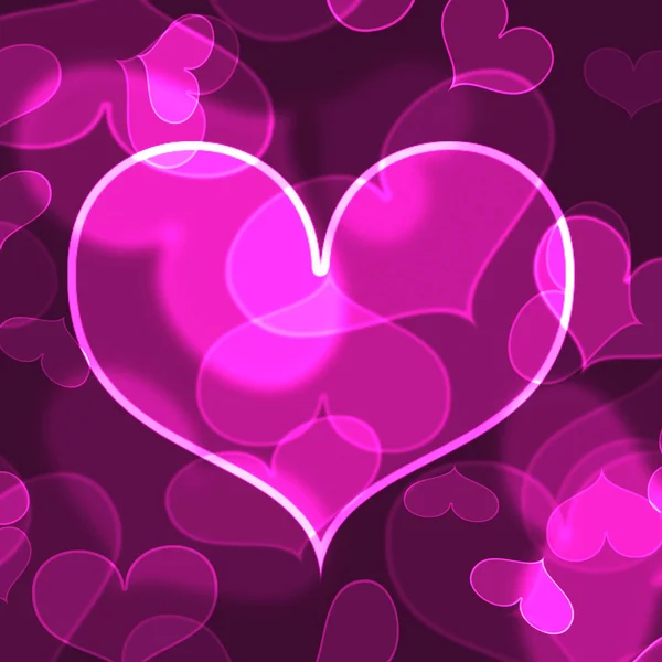 Beautiful heart shape background — Stock Photo, Image