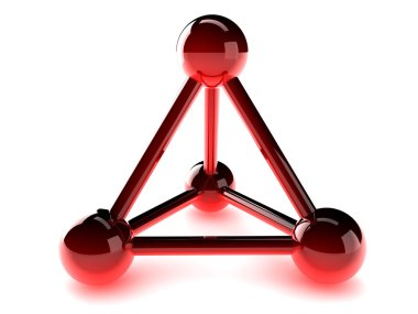 Moleküler kafes cam modeli