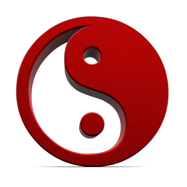 Yin yang elementen — Stockfoto