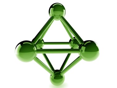 Moleküler kafes cam modeli