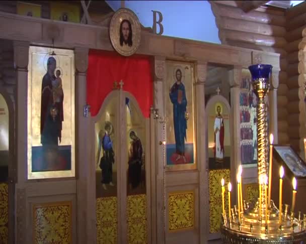 Церковь в Киеве — стоковое видео