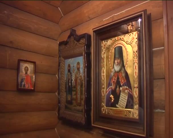 Uma igreja em Kiev — Vídeo de Stock