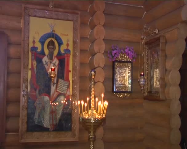 Bir kilise Kiev — Stok video