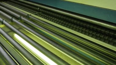 Makine Close Up, Konveyör, Chamfering için Makine, Chamfer yapma ve Cam Kenar Taşlama