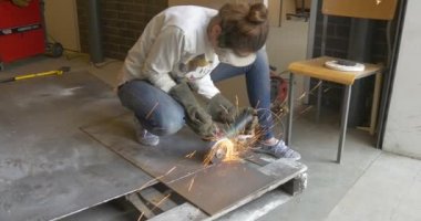 Açı değirmeni, makine, el güç aracı, tekerlek taşlama ile aşınma kesme