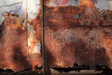Old metal iron rust background and texture. clipart
