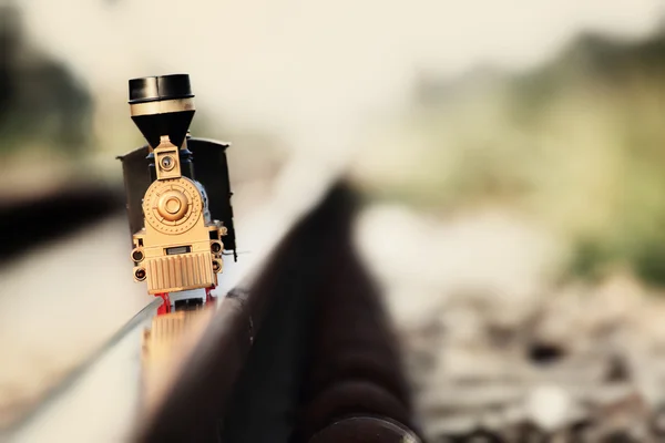 Vintage tren oyuncak modeli