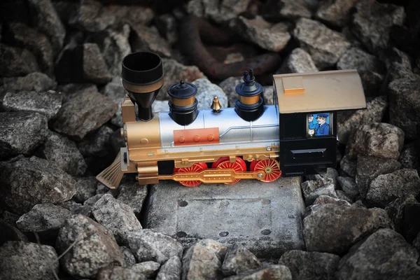 Vintage tren oyuncak modeli