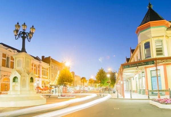 Escenas nocturnas en la ciudad Wanganui —  Fotos de Stock