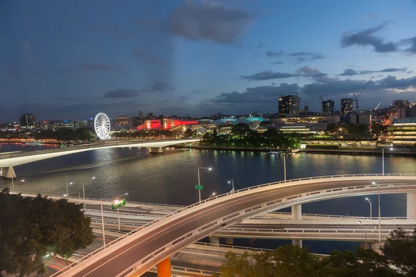 Brisbane nattlamporna. — Stockfoto