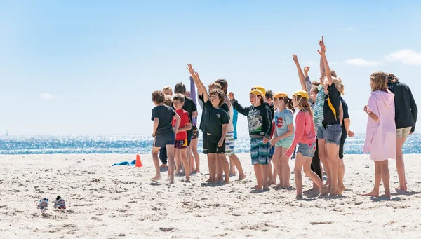 Nippers event on Mount Beach — Stock Photo, Image