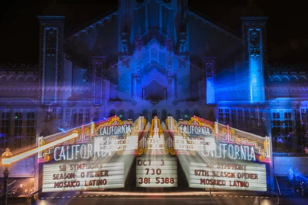 San Bernardino Eua Outubro 2015 California Theatre Performing Arts Cena — Fotografia de Stock