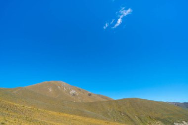 Lindis 'in Güney Adası Yeni Zelanda' daki manzarası.