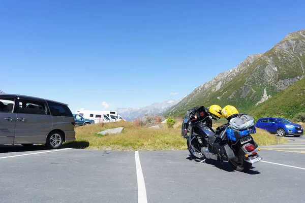 South Island New Zealand February 2015 Carpark Starting Point Track — Stock Photo, Image