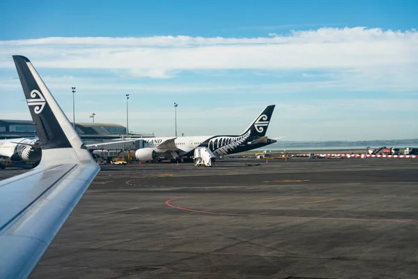 Auckland New Zealand April 2021 Air New Zealand Planes Auckland — Stock Photo, Image
