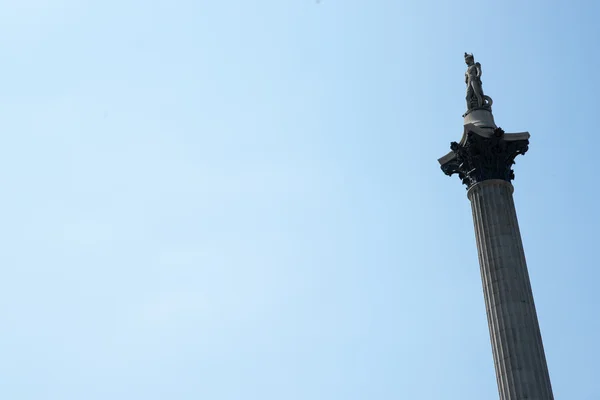 Admiral Nelson atop high pole. — Stock Photo, Image