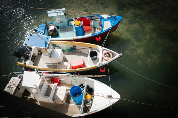 Buraco, barcos, Cornualha — Fotografia de Stock