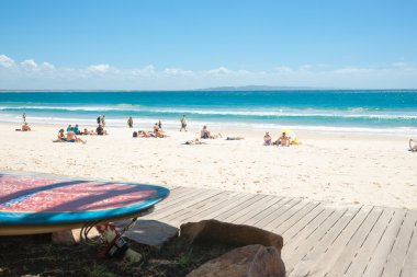 The beach, Noosa, Queensland, Australia. clipart