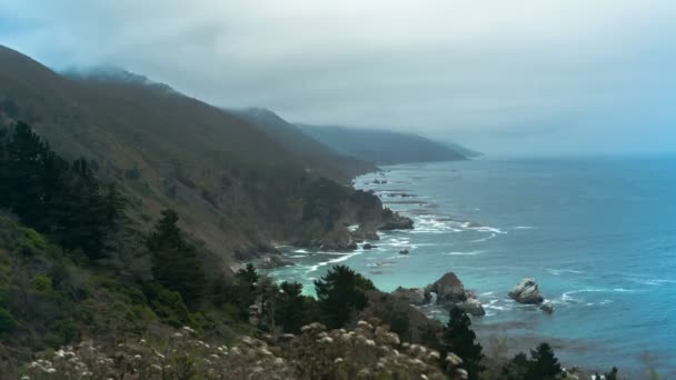 PCH Oceanside Time-lapse — Stockvideo