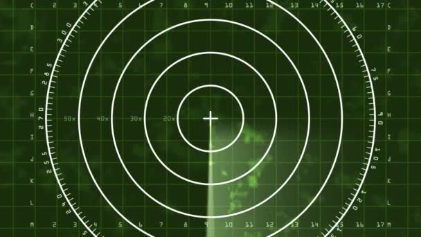 écran radar affichant des nuages 