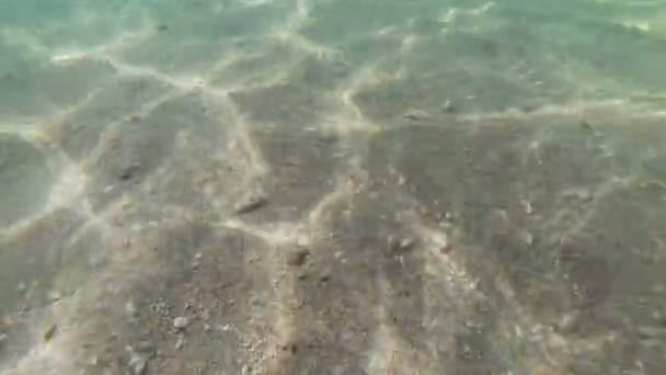 Piso de arena de una playa — Vídeo de stock