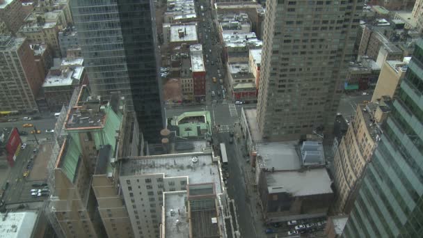 Com vista para o centro de Manhattan, Nova Iorque — Vídeo de Stock