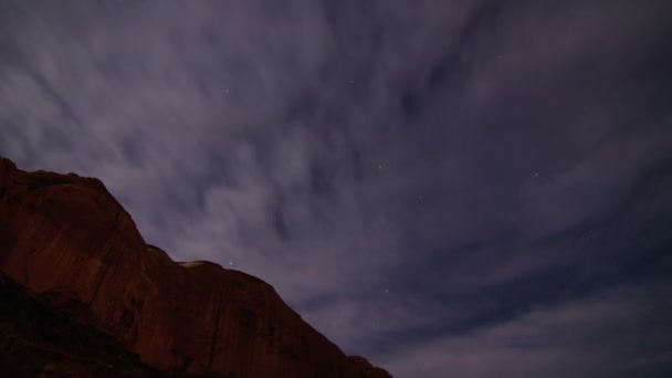 Utah nocne niebo — Wideo stockowe