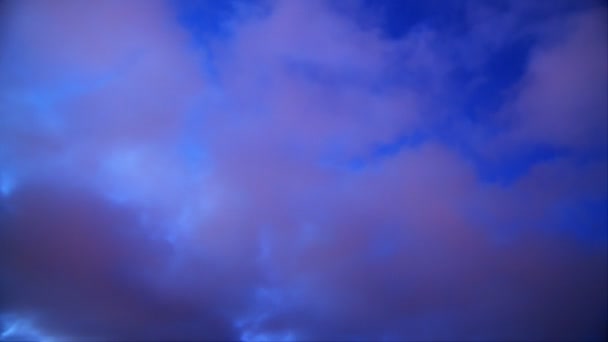 Tijdspanne van bewegende wolken — Stockvideo