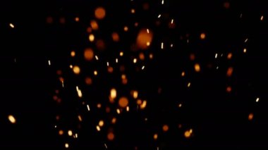 Yükselen köz, orta alevler (30fps)