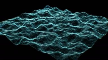 Dönen topografya inceden inceye gözden geçirmek (24fps)