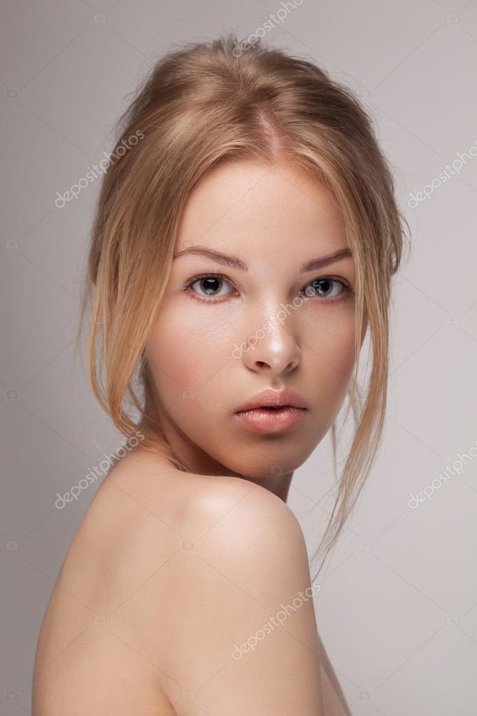Pretty Woman With Nude Daily Makeup Stock Photo - Image of 