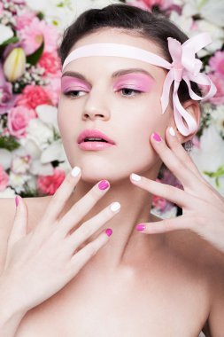 güzel genç model poz