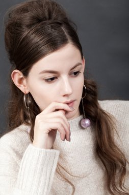 genç güzel model poz