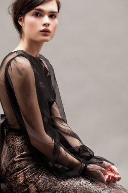 güzel genç model poz