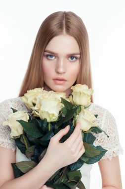 model gül ile poz