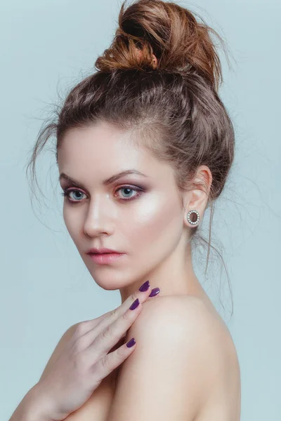 Mladý model lodě — Stock fotografie