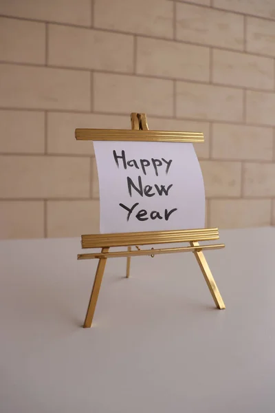 2026 new year composition with golden christmas decoration on a white background