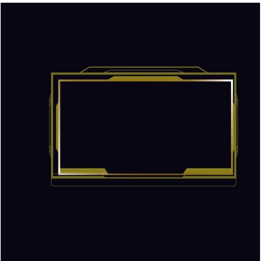 yüz kamerası, web kamerası, web kamerası, oyun, oyuncular ve flamalar için akış paneli üstüste bindirmeleri