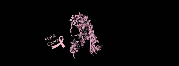 Día Internacional Mujer Día Internacional Concienciación Sobre Cáncer Mama — Vector de stock