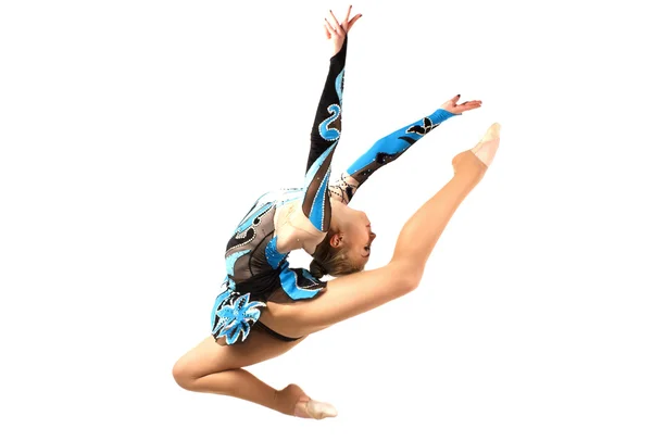 Profesyonel jimnastikçi atlama