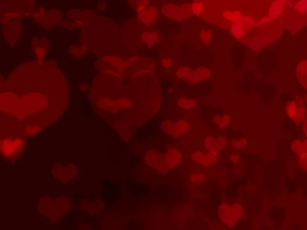 Valentines day background with hearts — Stock Photo, Image