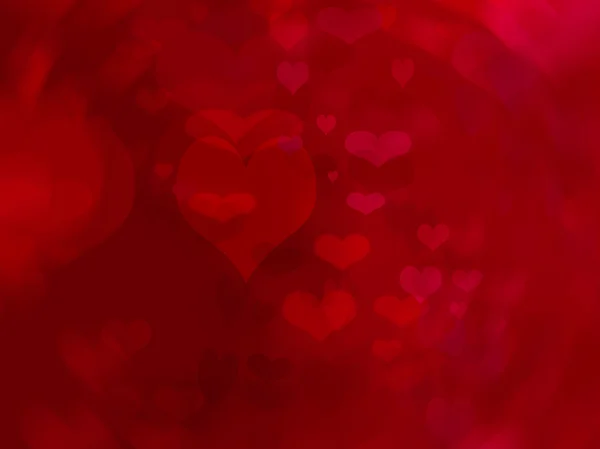 Valentines day background with hearts — Stock Photo, Image