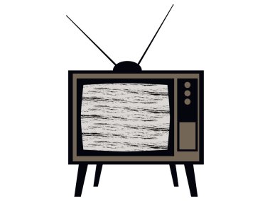 Old tv. Television interference. Retro.