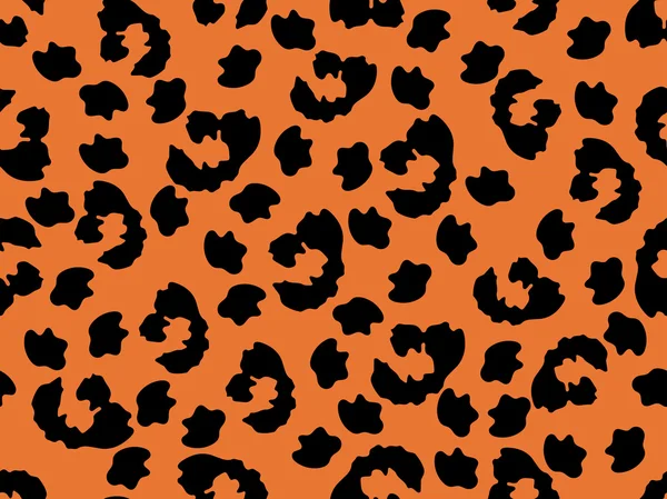Leopard seamless pattern. Leopard skin. Vector background. — Stock Vector