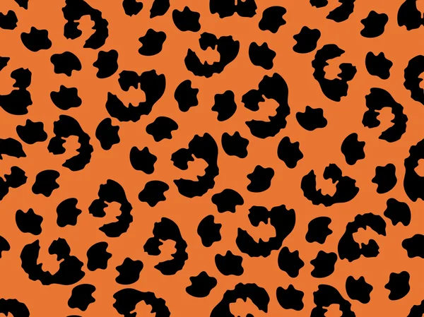 Leopard model fără sudură. Piele de leopard. Fundal vectorial . — Vector de stoc