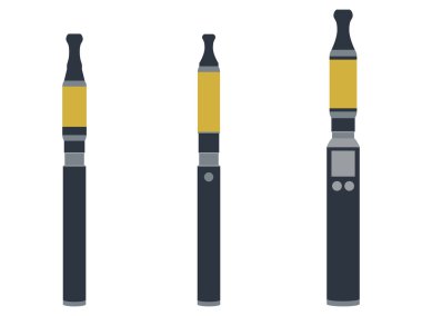 Elektronik sigara. Çeşitli türleri vaporizers.