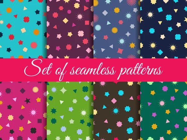 Dikişsiz geometrik desen. Geometrik kaos. Ambalaj kağıdı. Geometrik şekillerle kusursuz desen ayarlayın. Soyut arka plan.