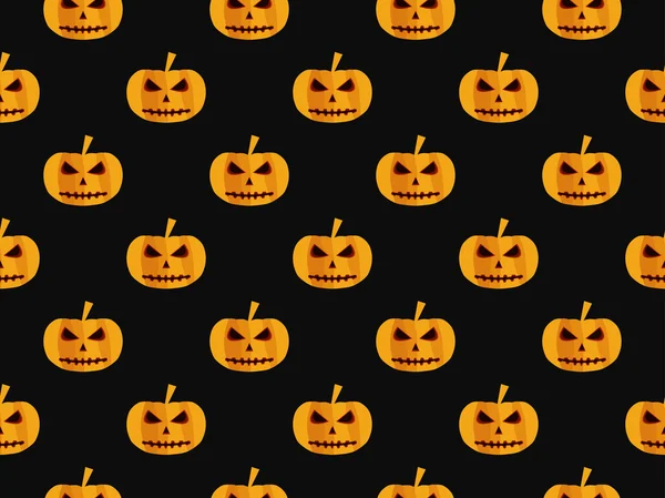 Halloween tök zökkenőmentes háttér. Tapéta, ágynemű, csempe, szövet, háttér. Vektoros illusztráció. — Stock Vector