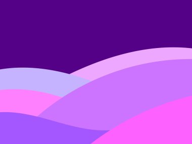 Minimalist tarzda renkli bir manzara. Düzlükler ve dağlar, tarlalar ve çayırlar. Parmak izleri, posterler ve iç tasarım için tipografik boho dekoru. Yüzyılın ortalarında modern dekorasyon. Vektör illüstrasyonu