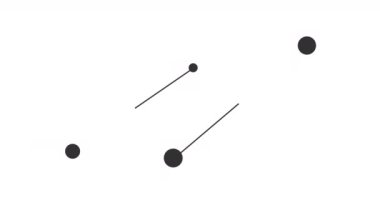 Fornax takımyıldızı. Gece gökyüzünde yıldızlar. Takımyıldızı siyah-beyaz olarak çizilmiş sanat tarzında. Yıldızlar ve galaksiler kümesi. Yatay bileşim, 4k video kalitesi